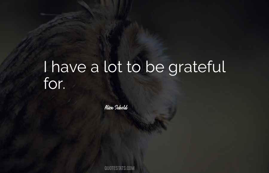 Grateful For Quotes #1244219