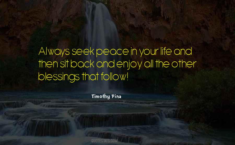 Blessings And Peace Quotes #1205088