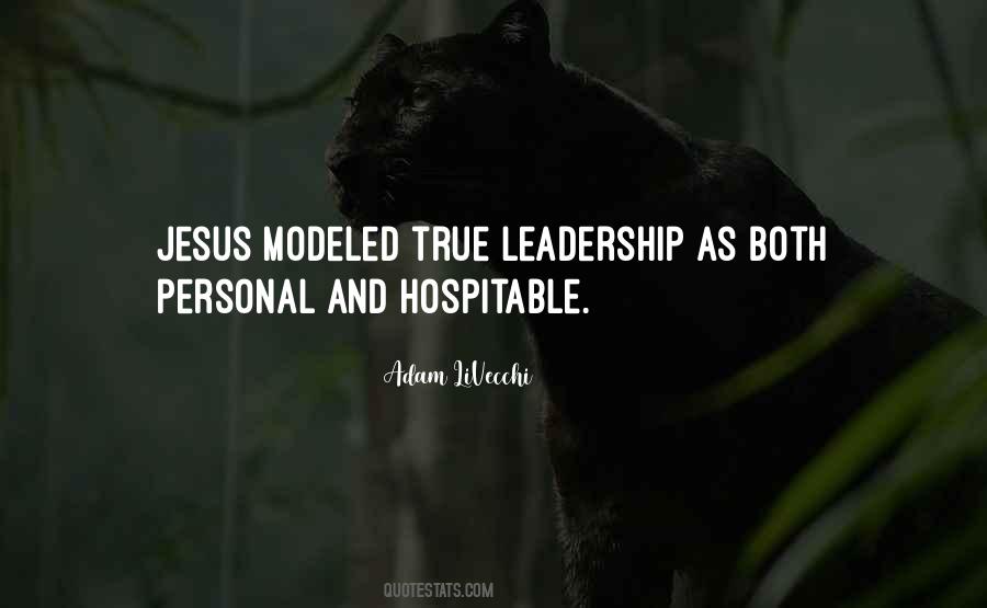 Jesus Leadership Quotes #1712916