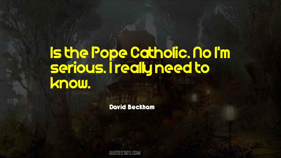 Is The Pope Catholic Quotes #393709