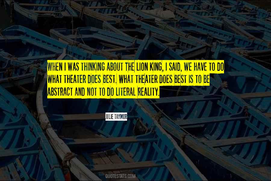 Lion Thinking Quotes #1632703
