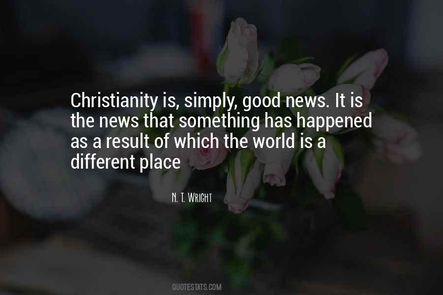 Simply Good News Quotes #1302470