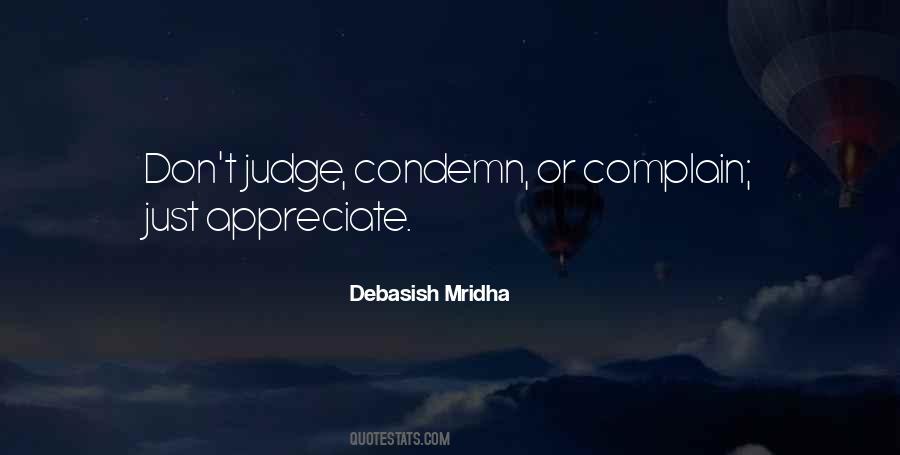 Judge Life Quotes #170597