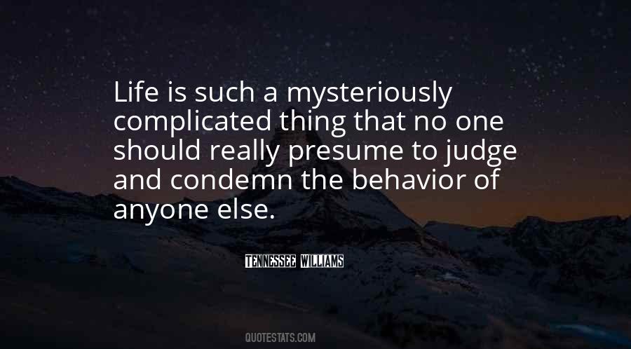 Judge Life Quotes #432071
