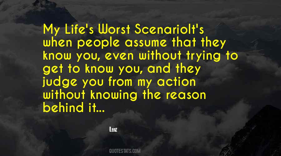 Judge Life Quotes #469086