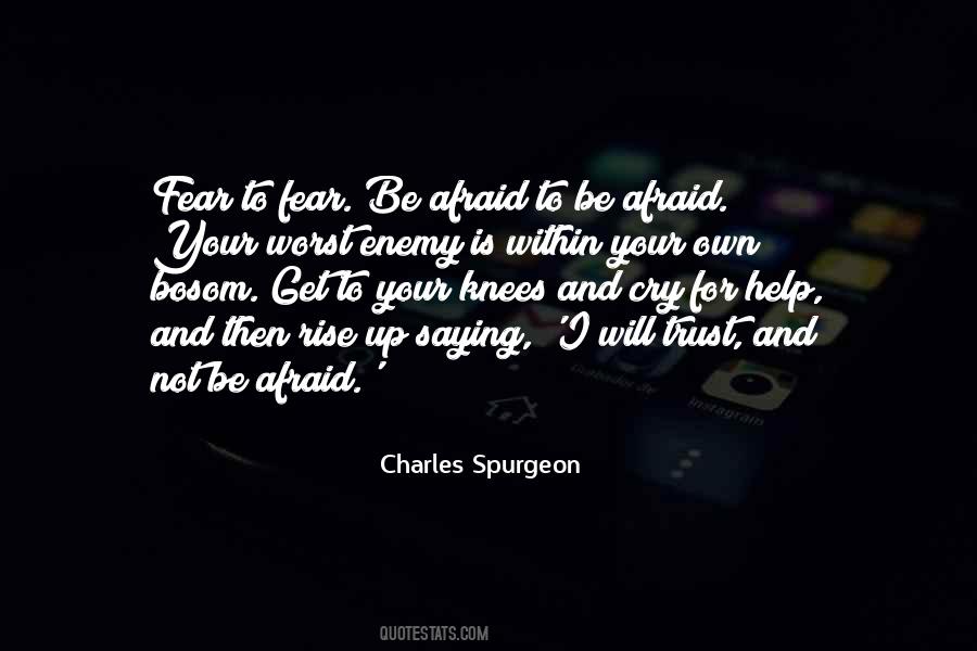 Your Own Worst Enemy Quotes #538834