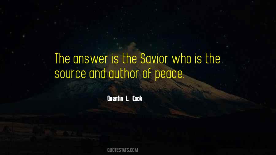 Quotes About The Savior #1756764