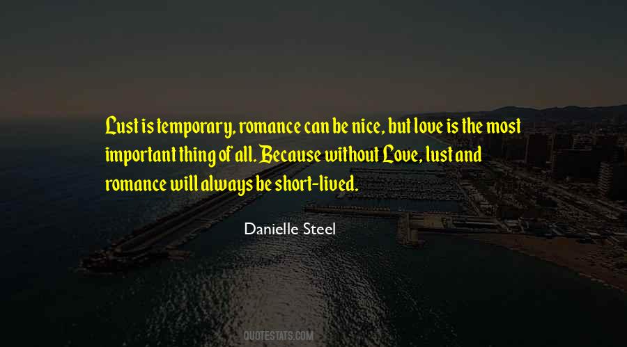 Nice To Be Important Quotes #105686