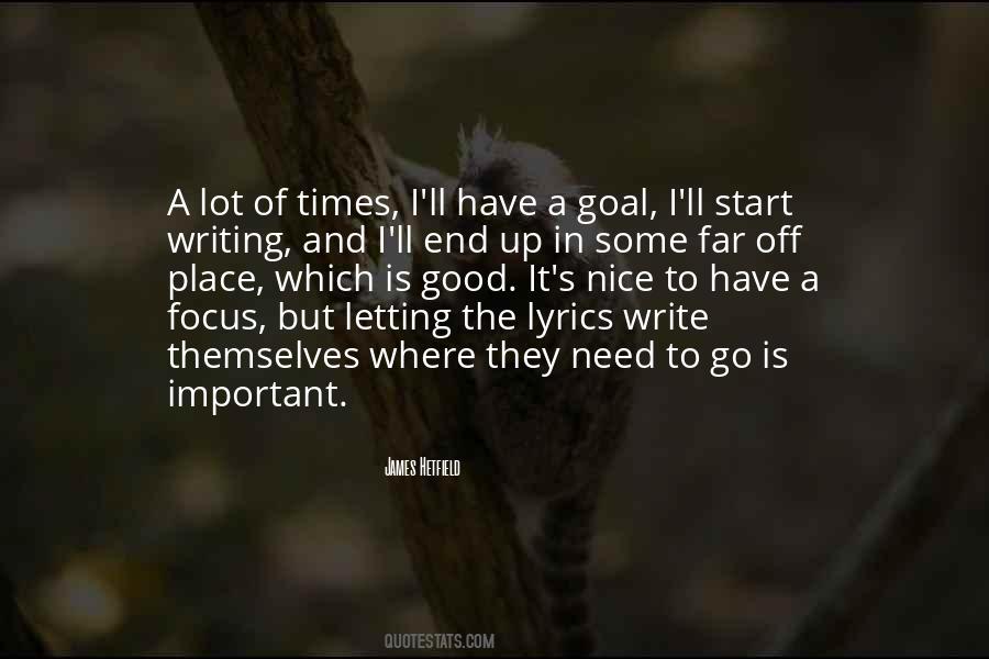 Nice To Be Important Quotes #1371073