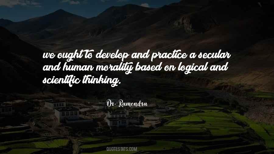 Human Morality Quotes #1680005