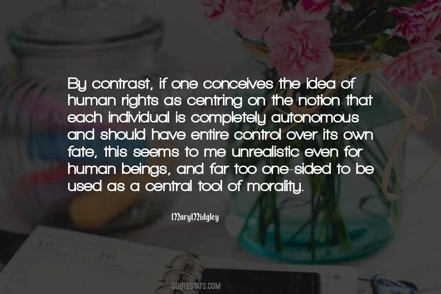 Human Morality Quotes #600611