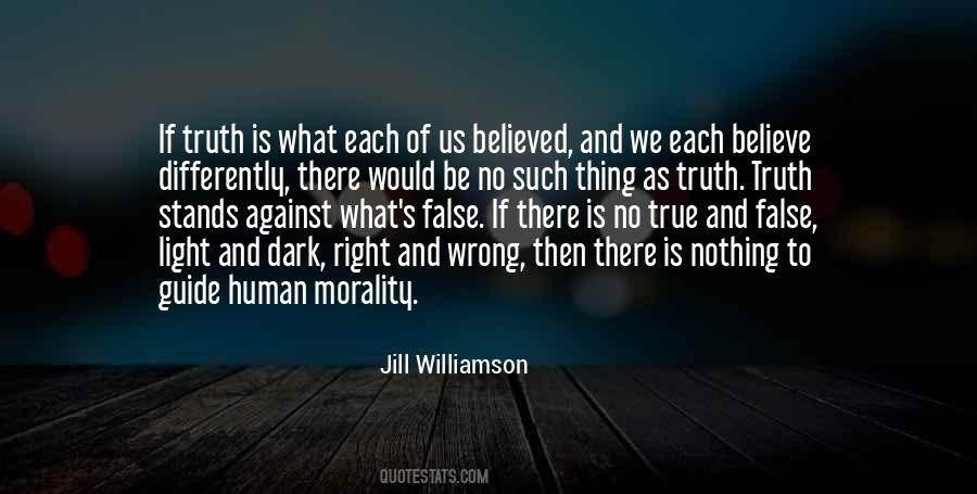 Human Morality Quotes #852537