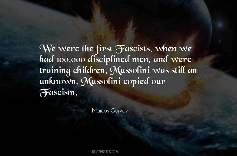 Fascism Mussolini Quotes #1794075