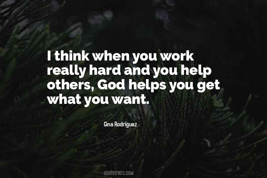 Quotes About God And Hard Work #1546914