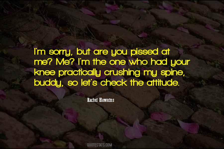 Attitude Sorry Quotes #478751