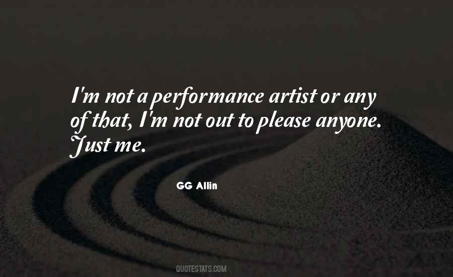 G G Allin Quotes #395500