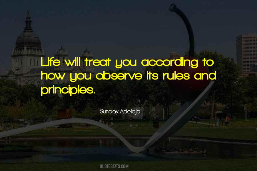 Rules Life Quotes #756778