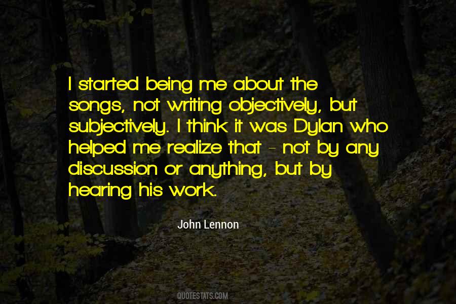 Song Hearing Quotes #1022063