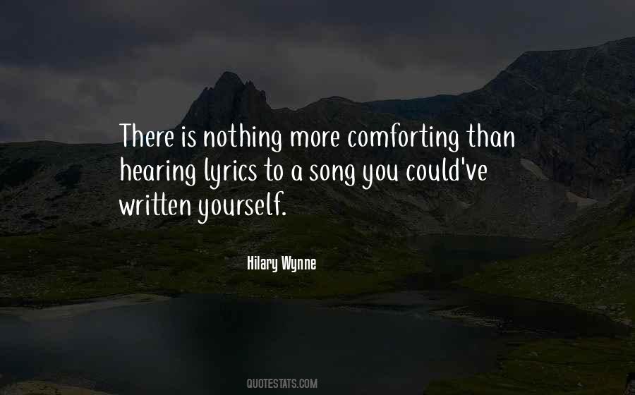 Song Hearing Quotes #1050370