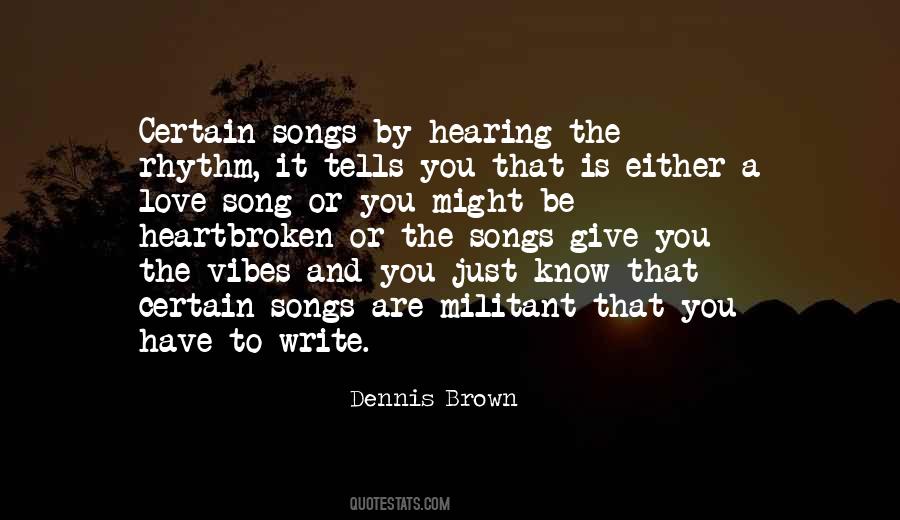 Song Hearing Quotes #107020