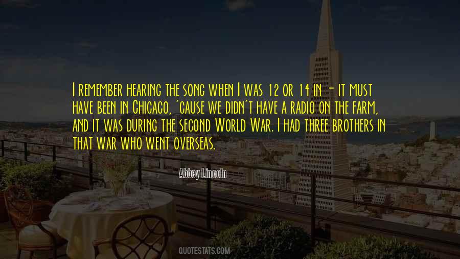 Song Hearing Quotes #1072033
