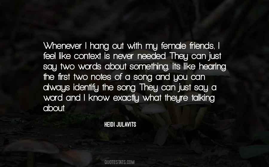 Song Hearing Quotes #1215580