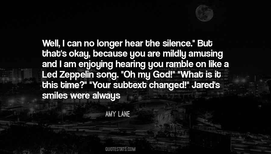 Song Hearing Quotes #1663040