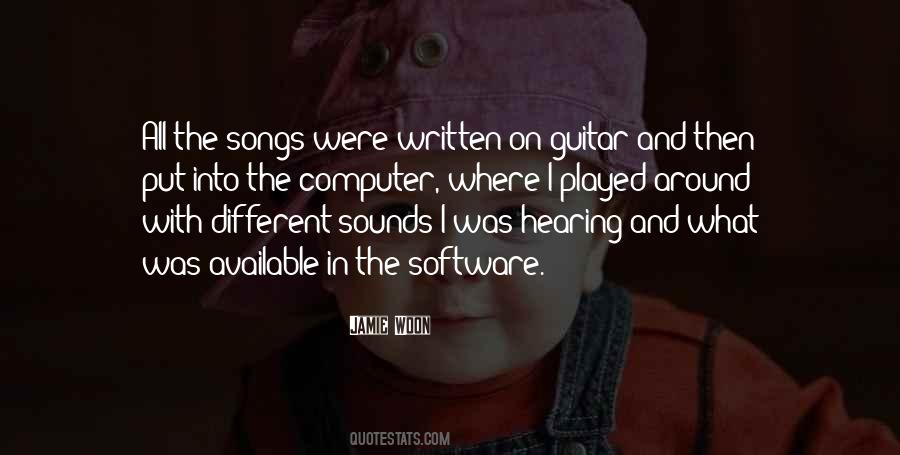 Song Hearing Quotes #943740