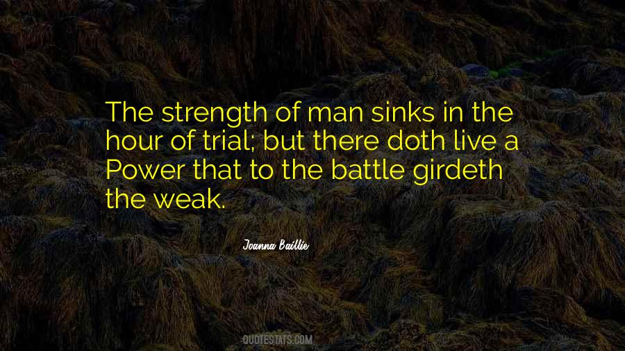 Strength In Weakness Quotes #35564