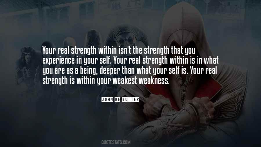 Strength In Weakness Quotes #370035