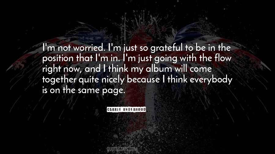 I M Just Going With The Flow Quotes #880175