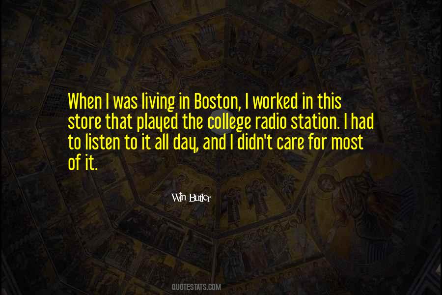 When In Boston Quotes #582441