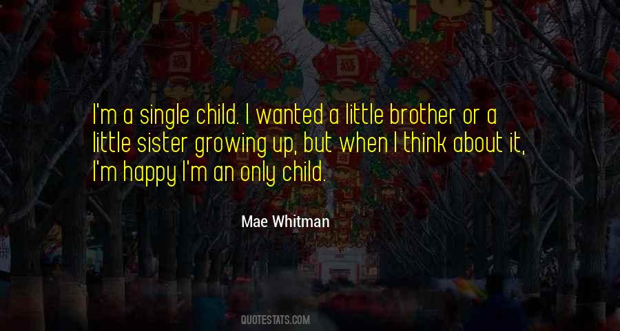 Sister Or Brother Quotes #249674