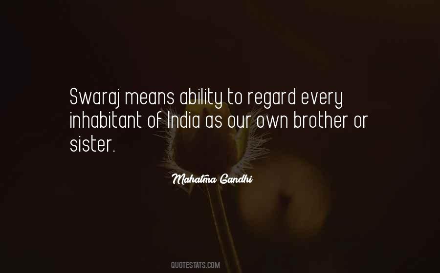 Sister Or Brother Quotes #353913
