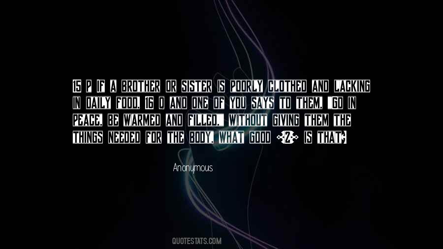 Sister Or Brother Quotes #559129