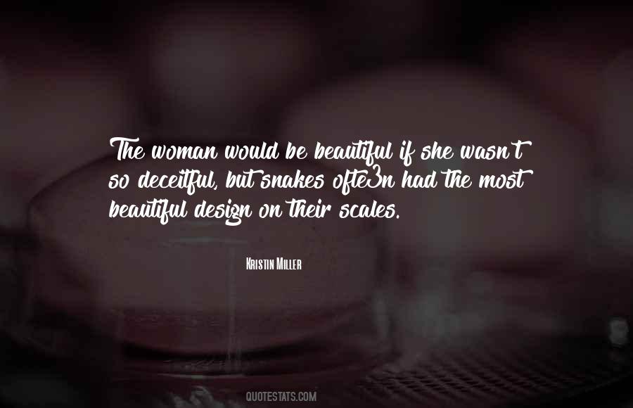 Deceitful Woman Quotes #1738652