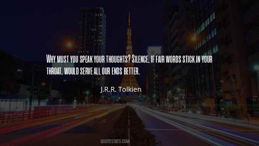 Speak In Silence Quotes #1129373