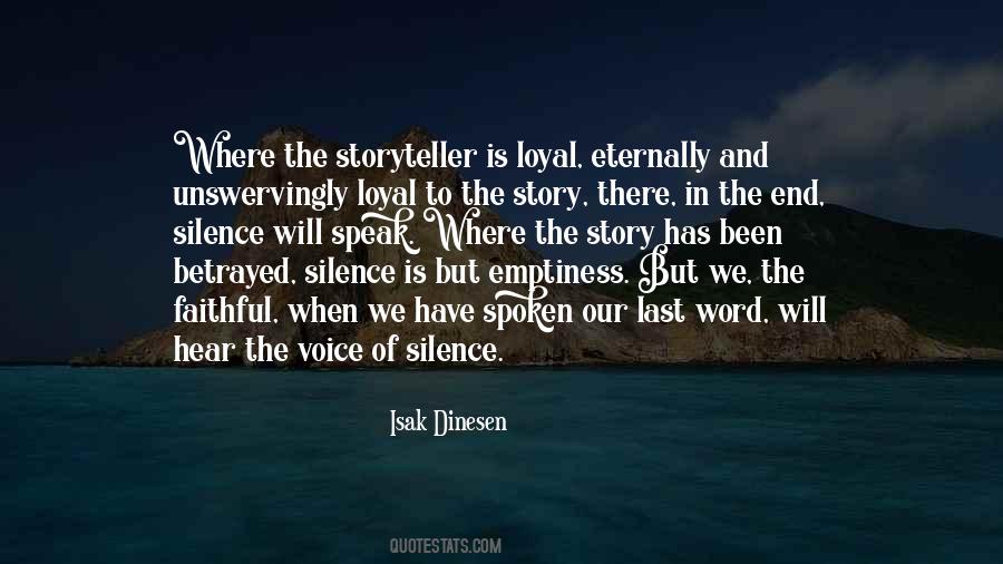 Speak In Silence Quotes #643057