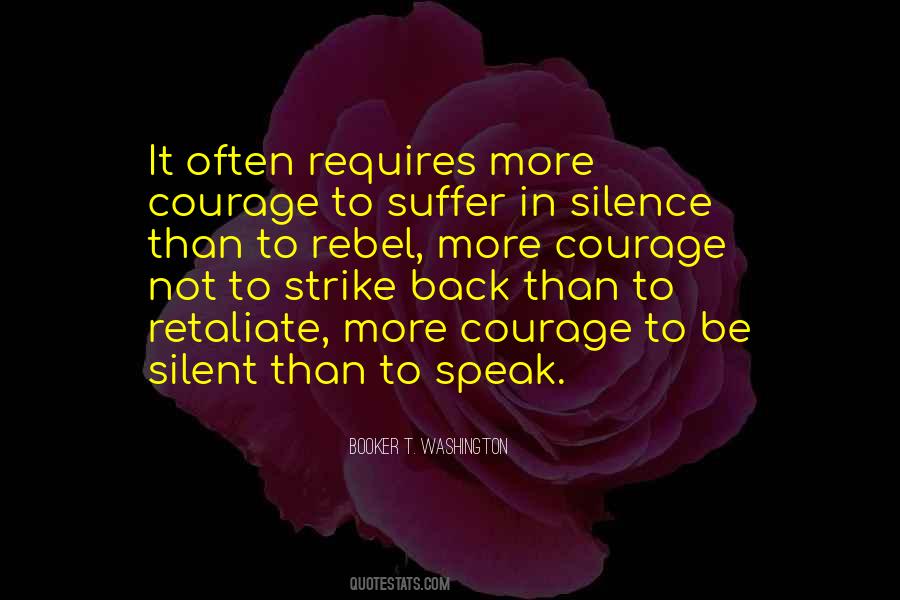 Speak In Silence Quotes #653806