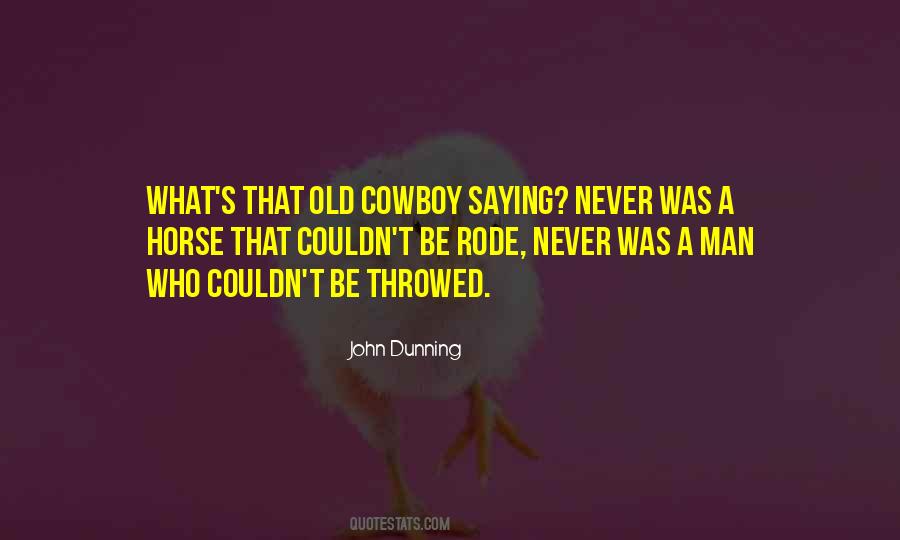 Horse Cowboy Quotes #1178564