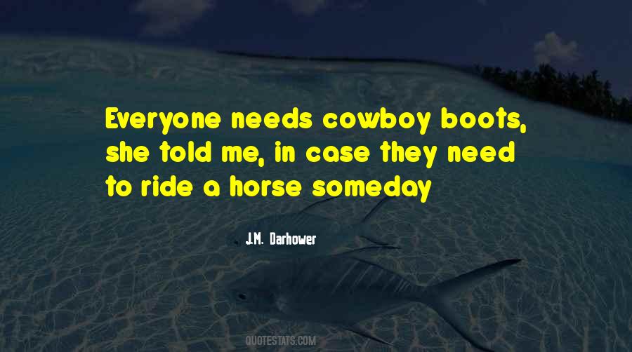 Horse Cowboy Quotes #441444