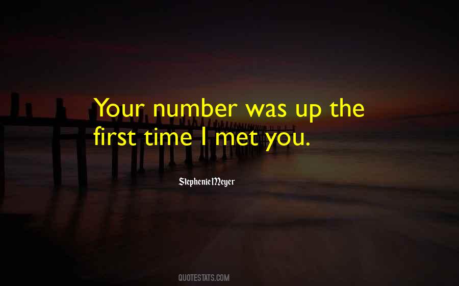 Quotes About Your Number #1486073