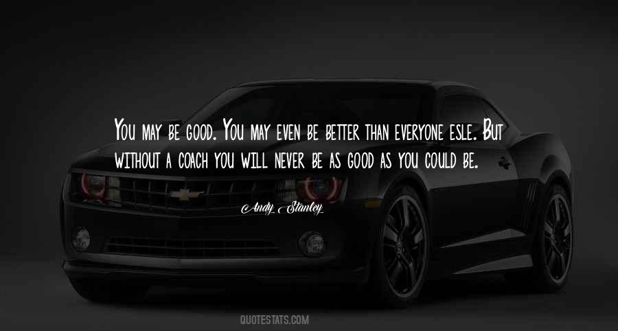 Be A Coach Quotes #66924
