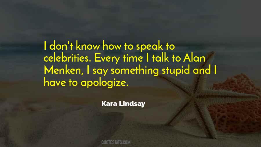 How To Apologize Quotes #593569