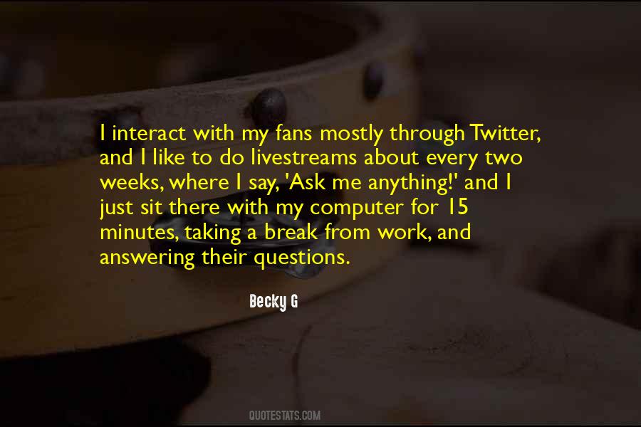 Interact With Me Quotes #587731