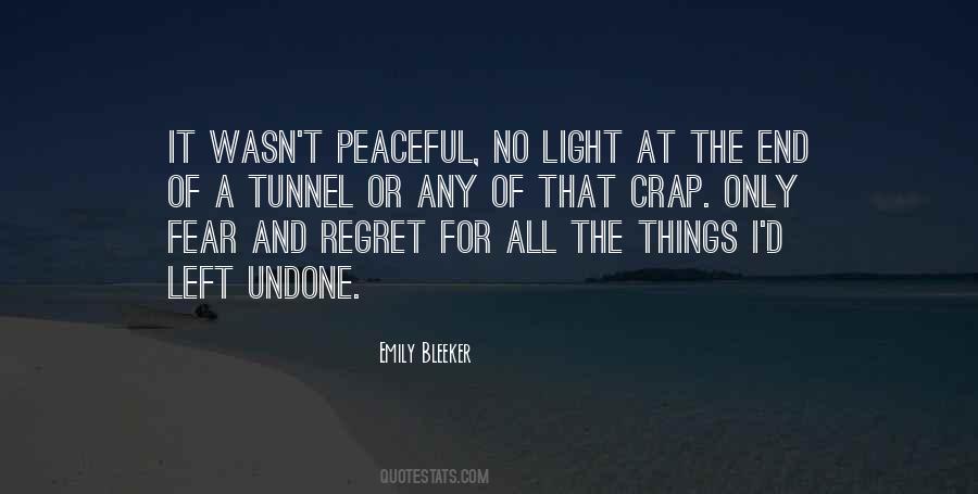 Fear Regret Quotes #1182123