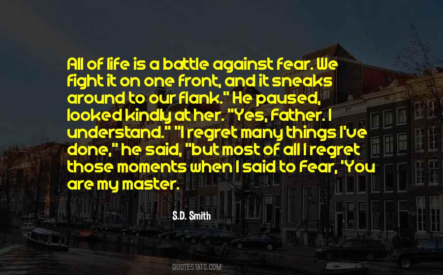 Fear Regret Quotes #861882
