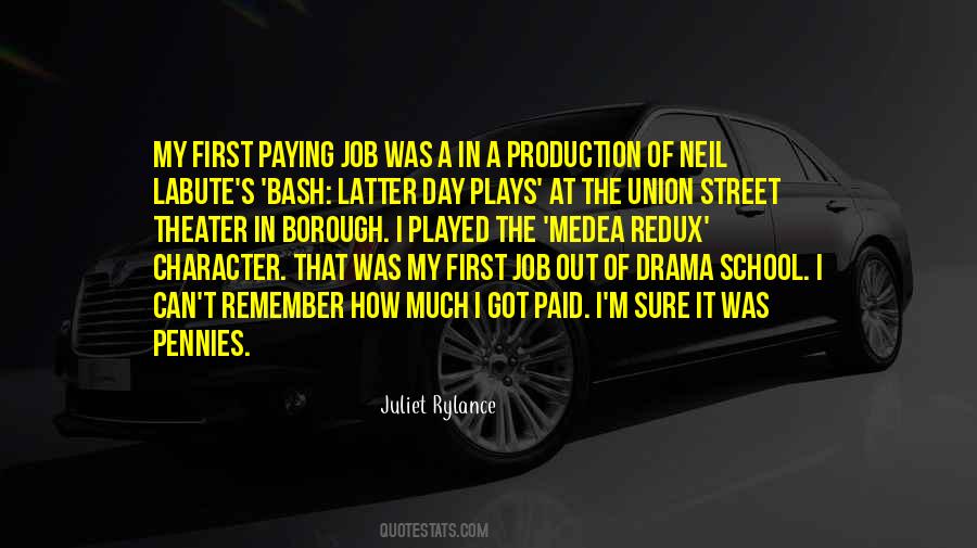 Drama School Quotes #1457997