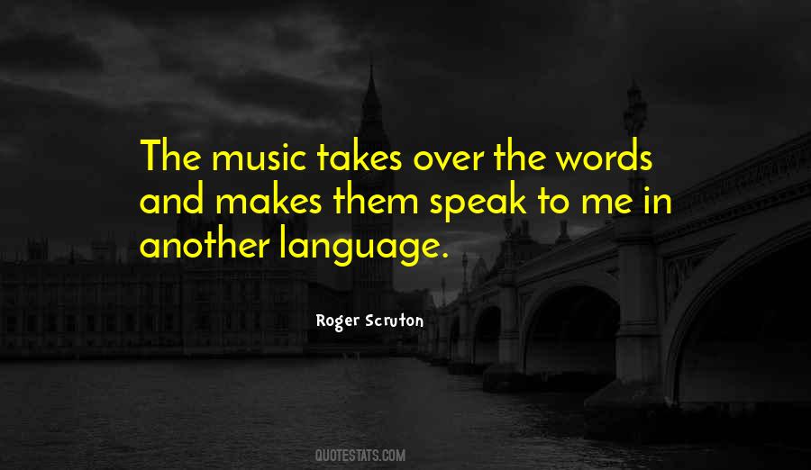 Quotes About Music And Language #1017687