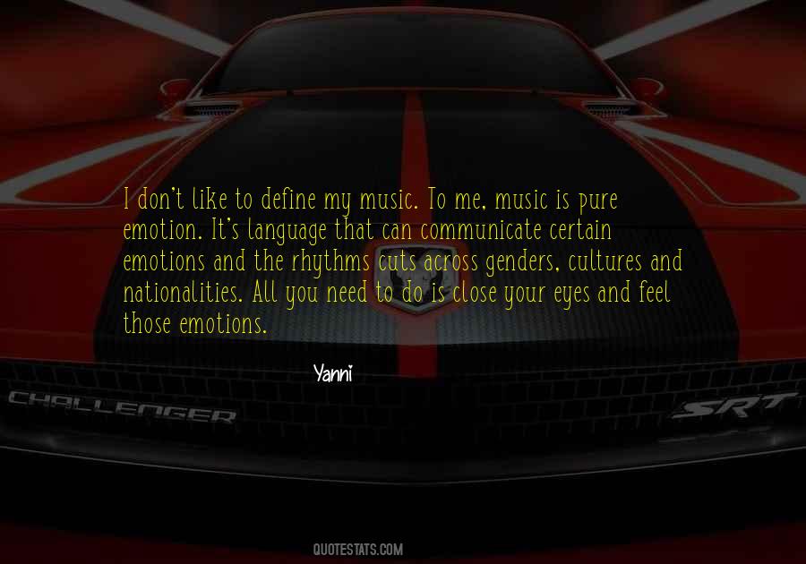 Quotes About Music And Language #1640669